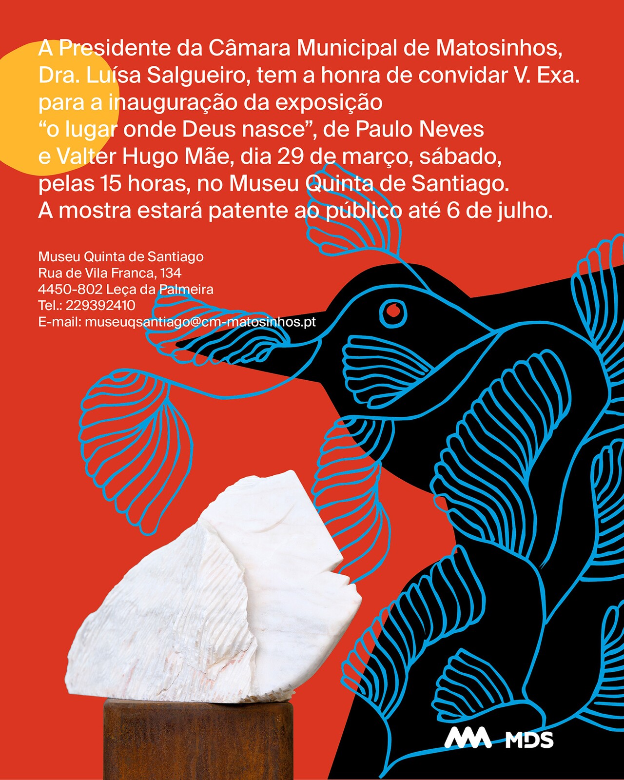 Paulo Neves e Valter Hugo M&atilde;e inauguram exposi&ccedil;&atilde;o no Museu Quinta de Santiago