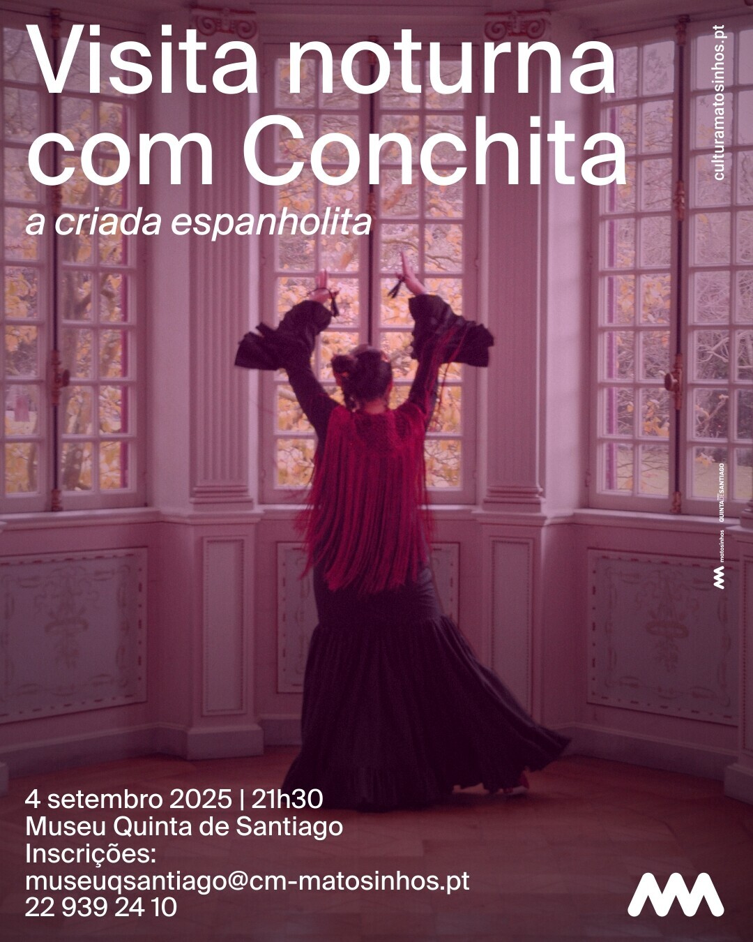 Cartaz da VISITA NOTURNA com CONCHITA